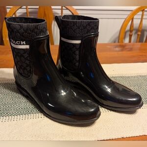 Coach Rain Bootie, Size 10